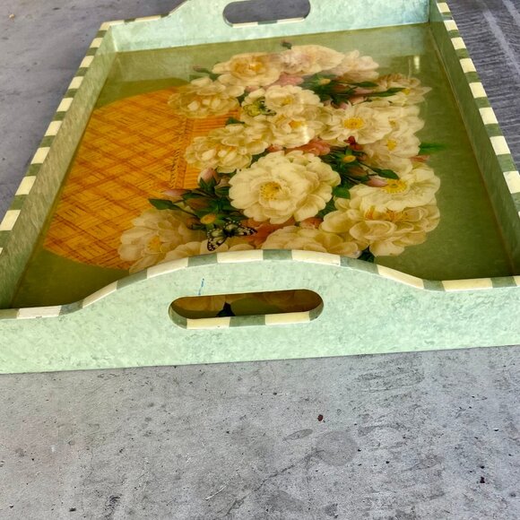 Annie Modica Roses Serving Tray - Picture 7 of 10